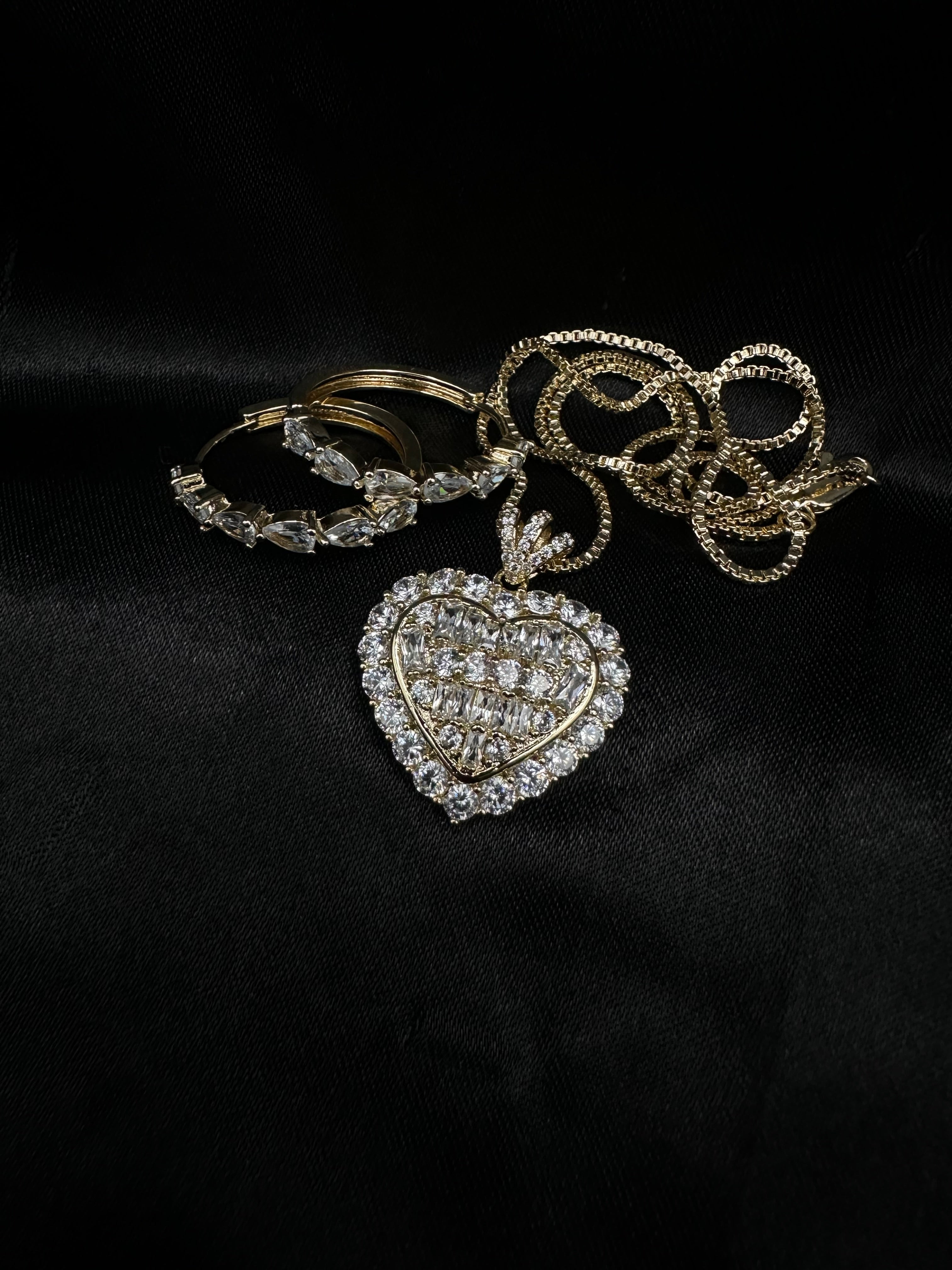 Heart Diamond Set