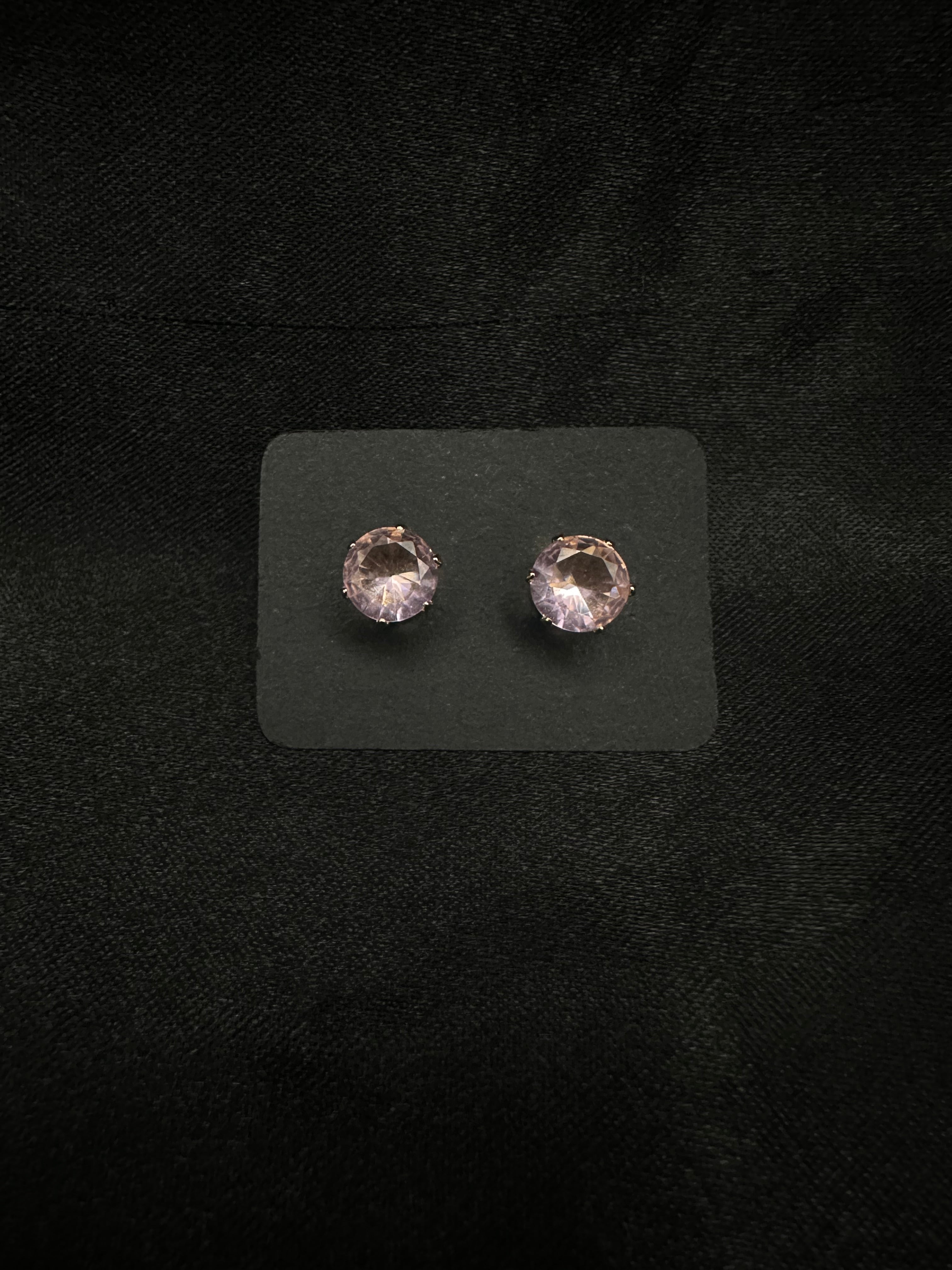 Pink Oval Diamond Set