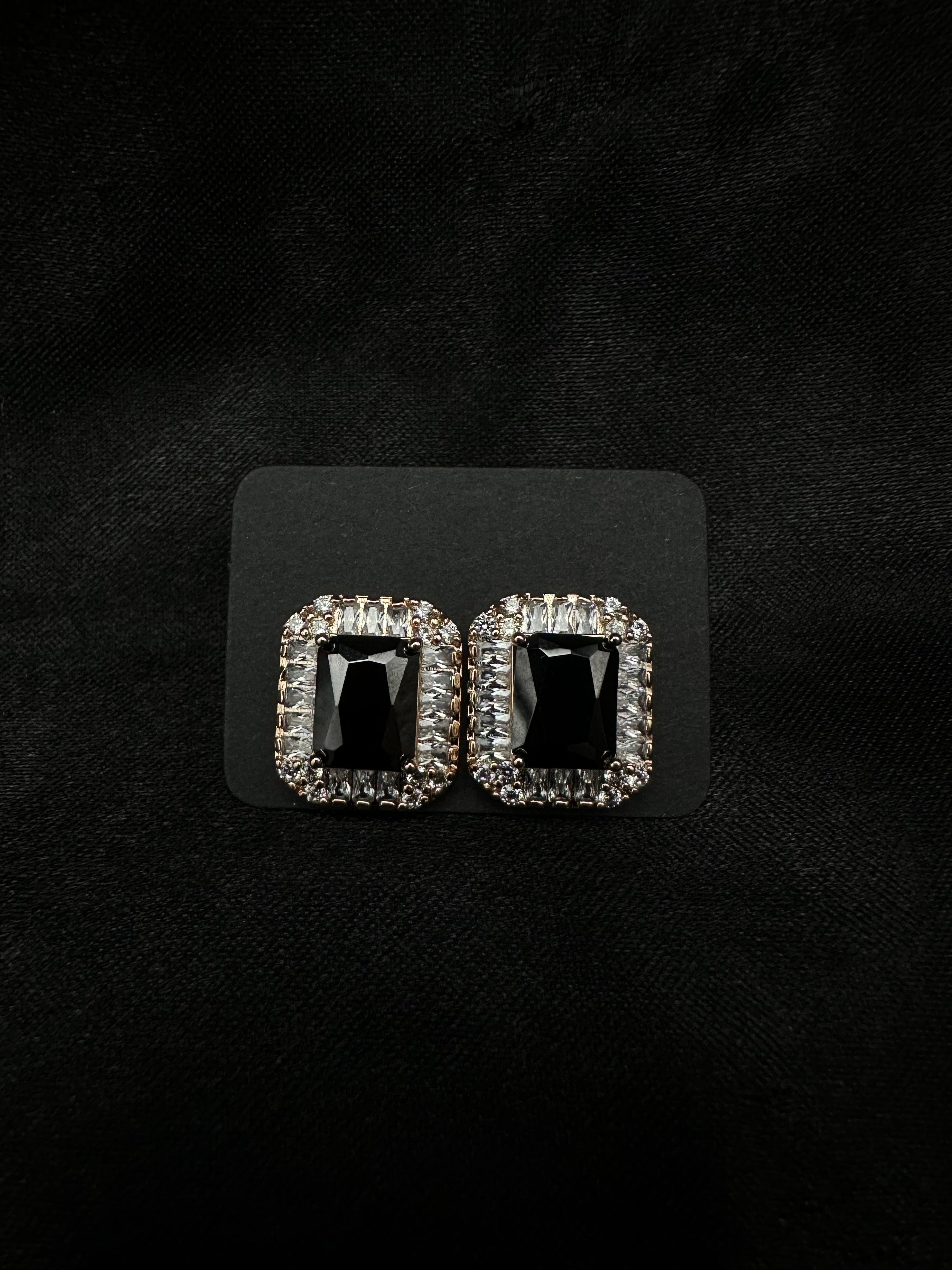 Black Diamond Earrings
