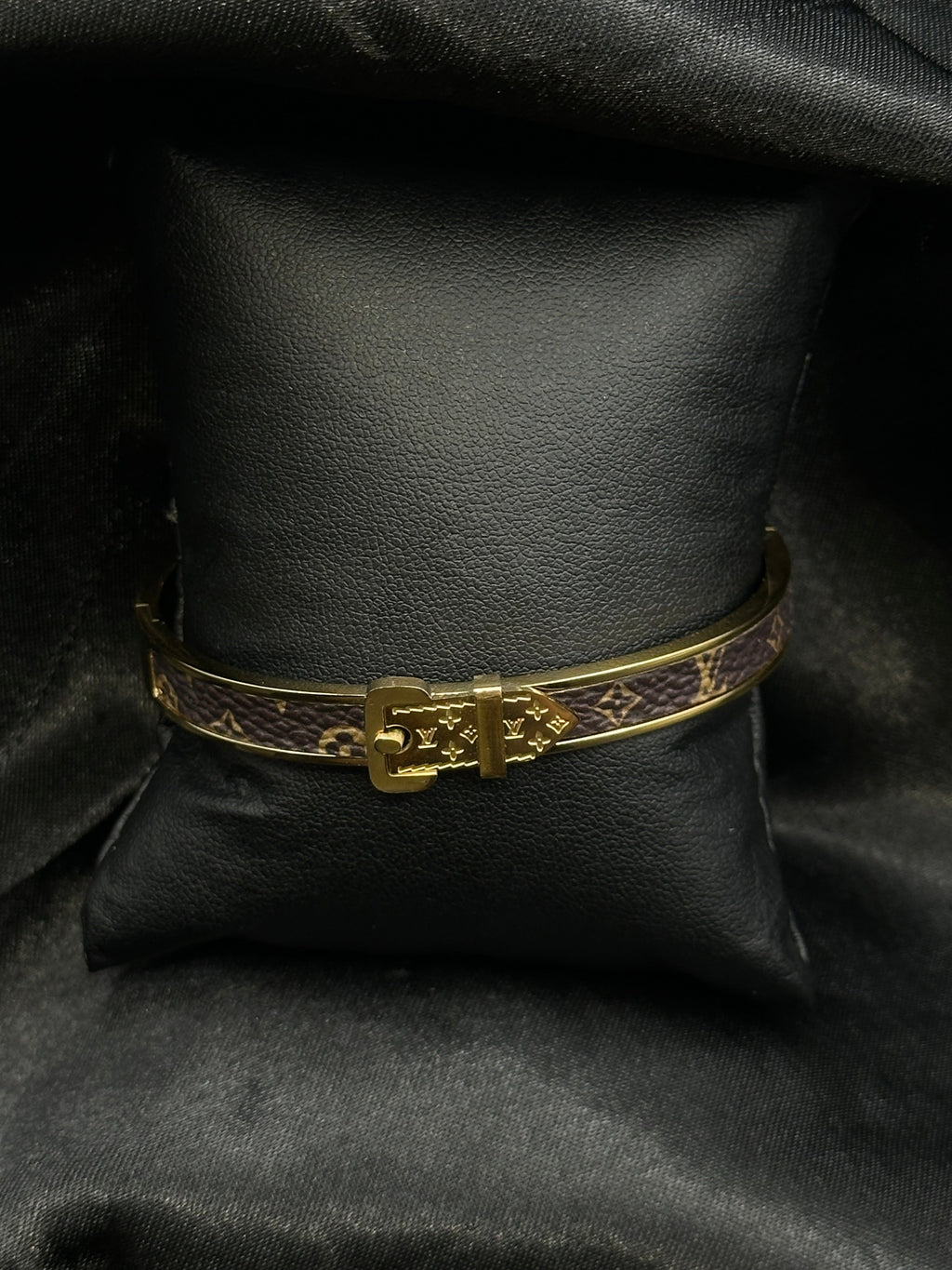 Lv Belt Inspired Bangle Bracelet