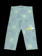 Girls Snowflake Leggings
