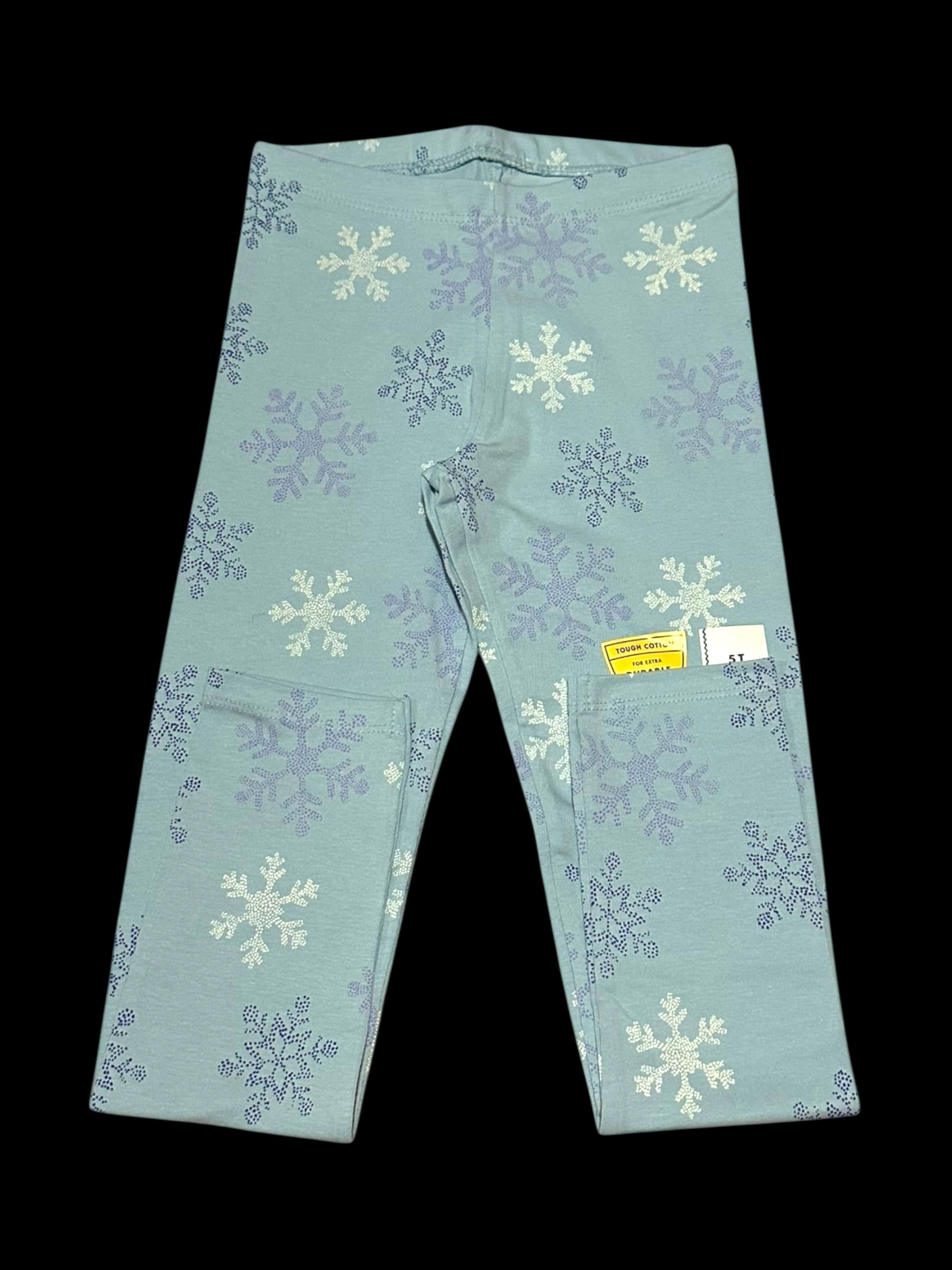 Girls Snowflake Leggings