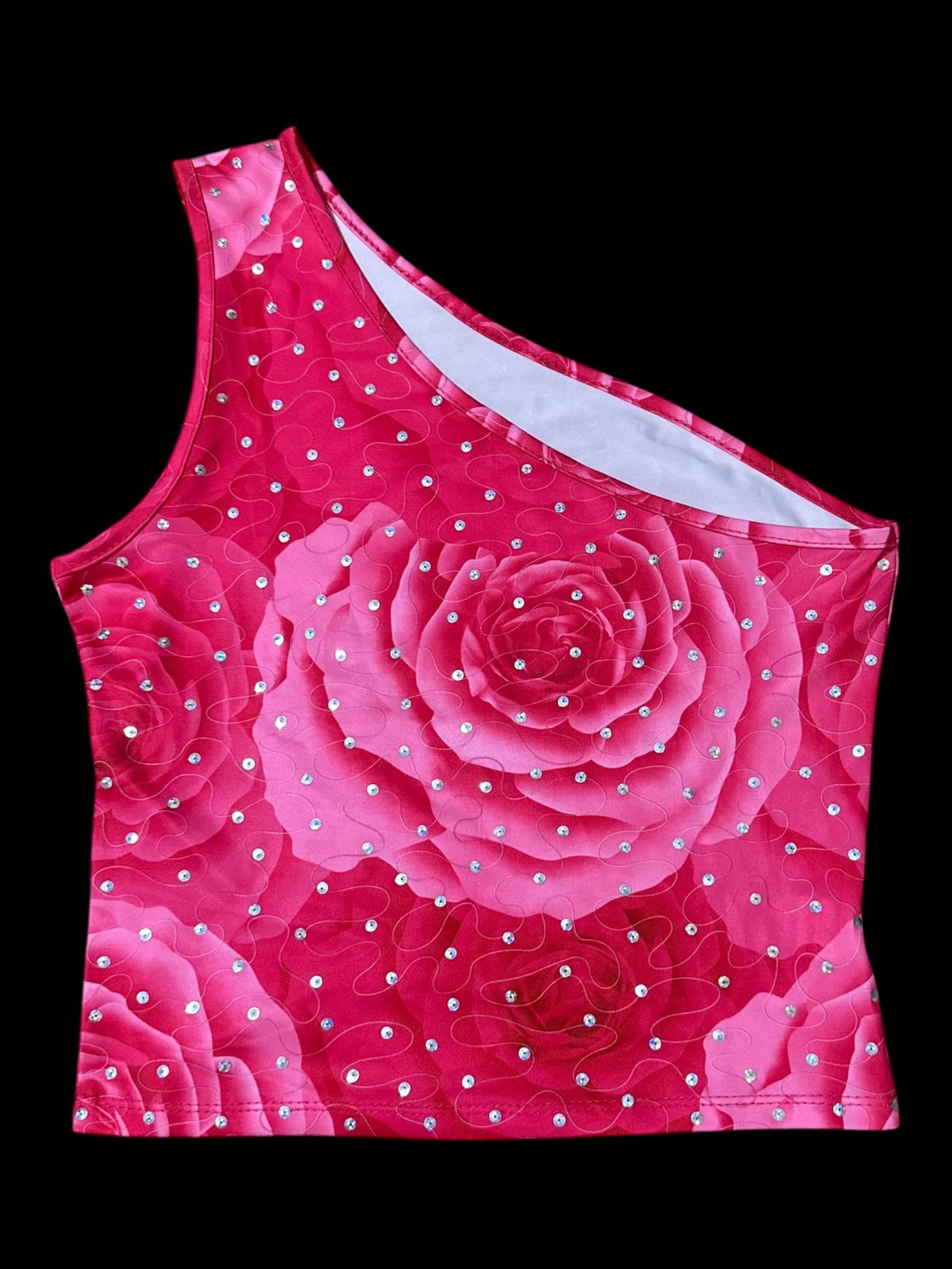 Pink Sequence Rose Shirt￼