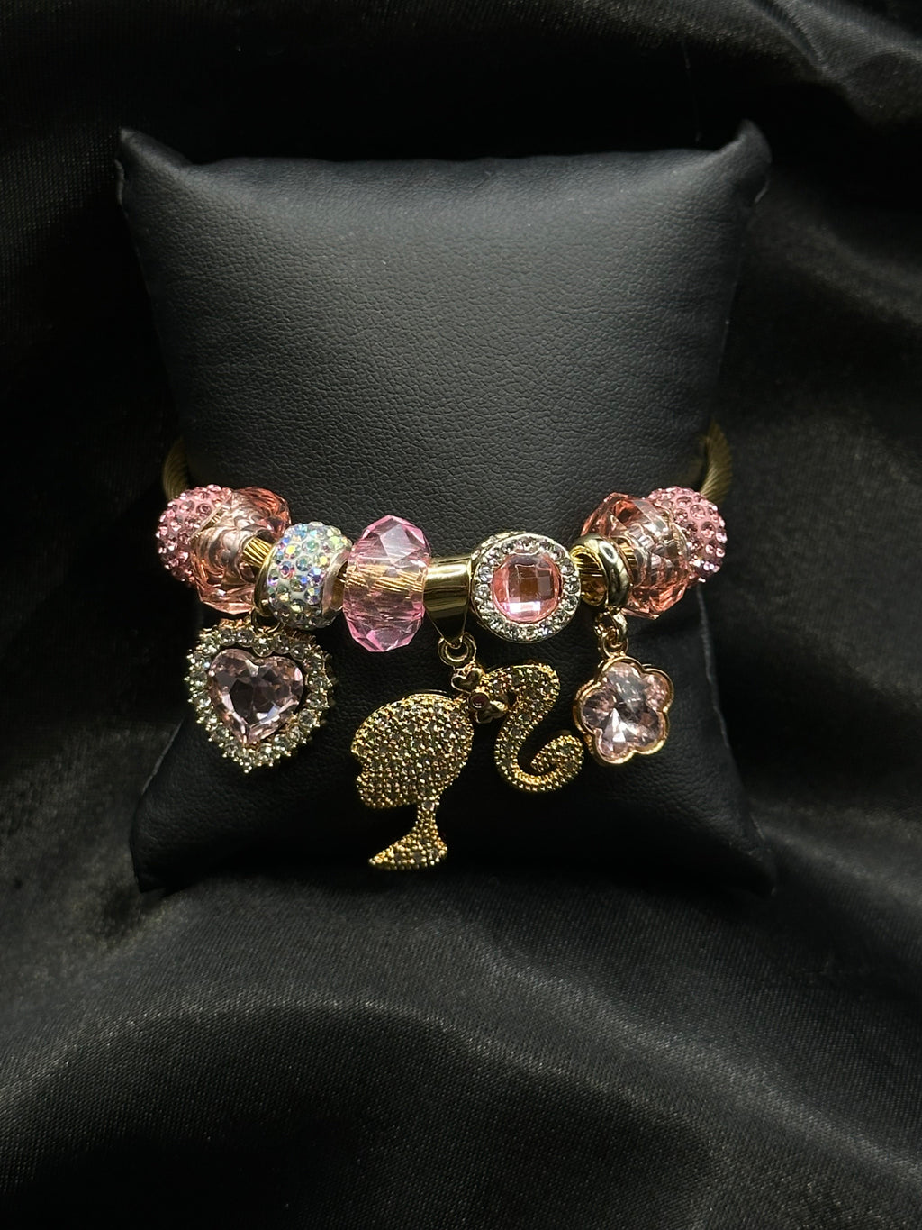 Pink Doll Bangle Bracelet