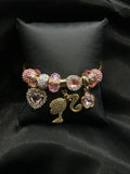 Pink Doll Bangle Bracelet