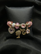 Pink Doll Bangle Bracelet