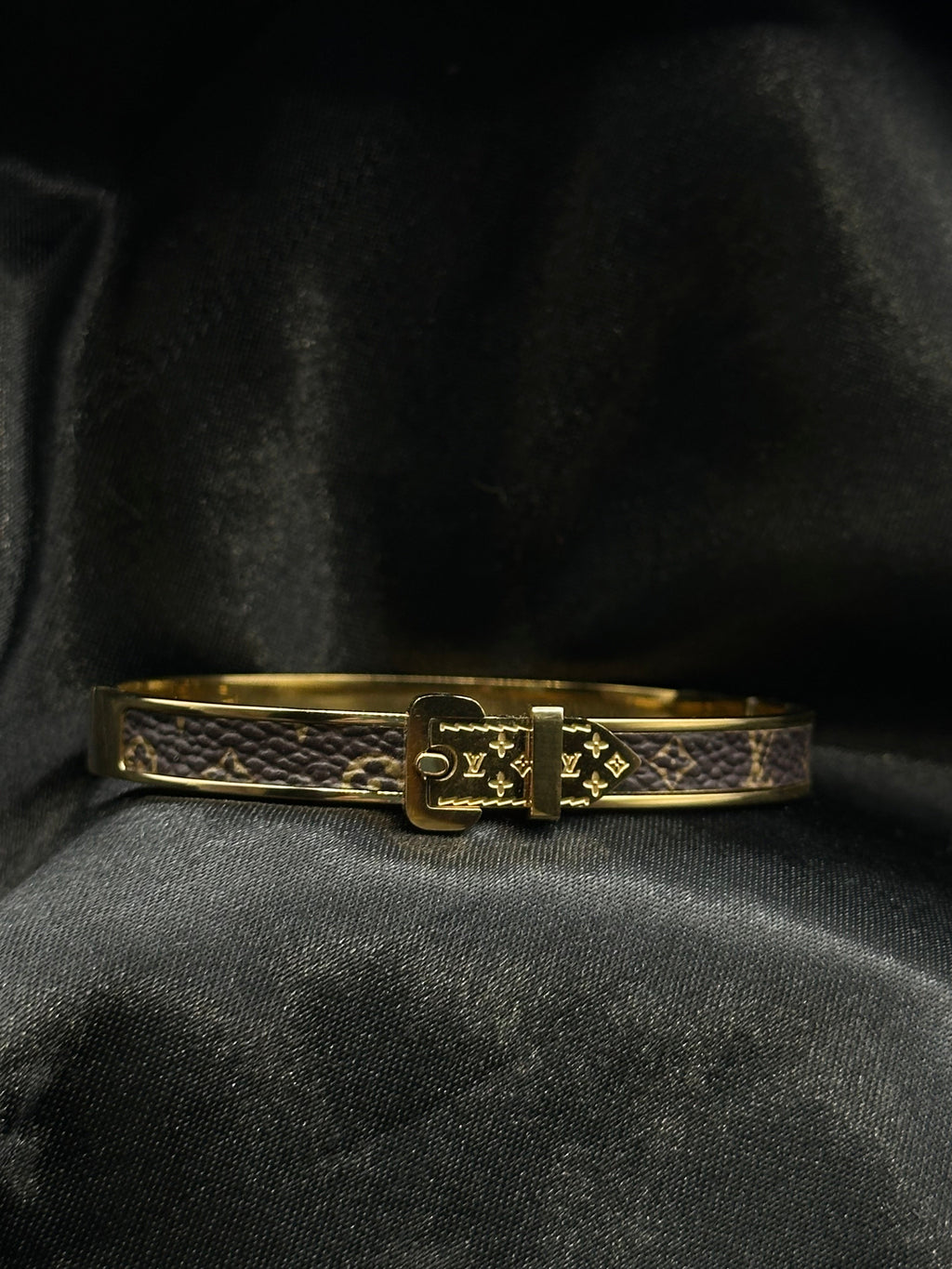 Lv Belt Inspired Bangle Bracelet