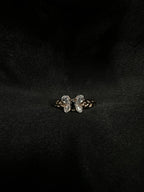 Black Diamond Butterfly Ring
