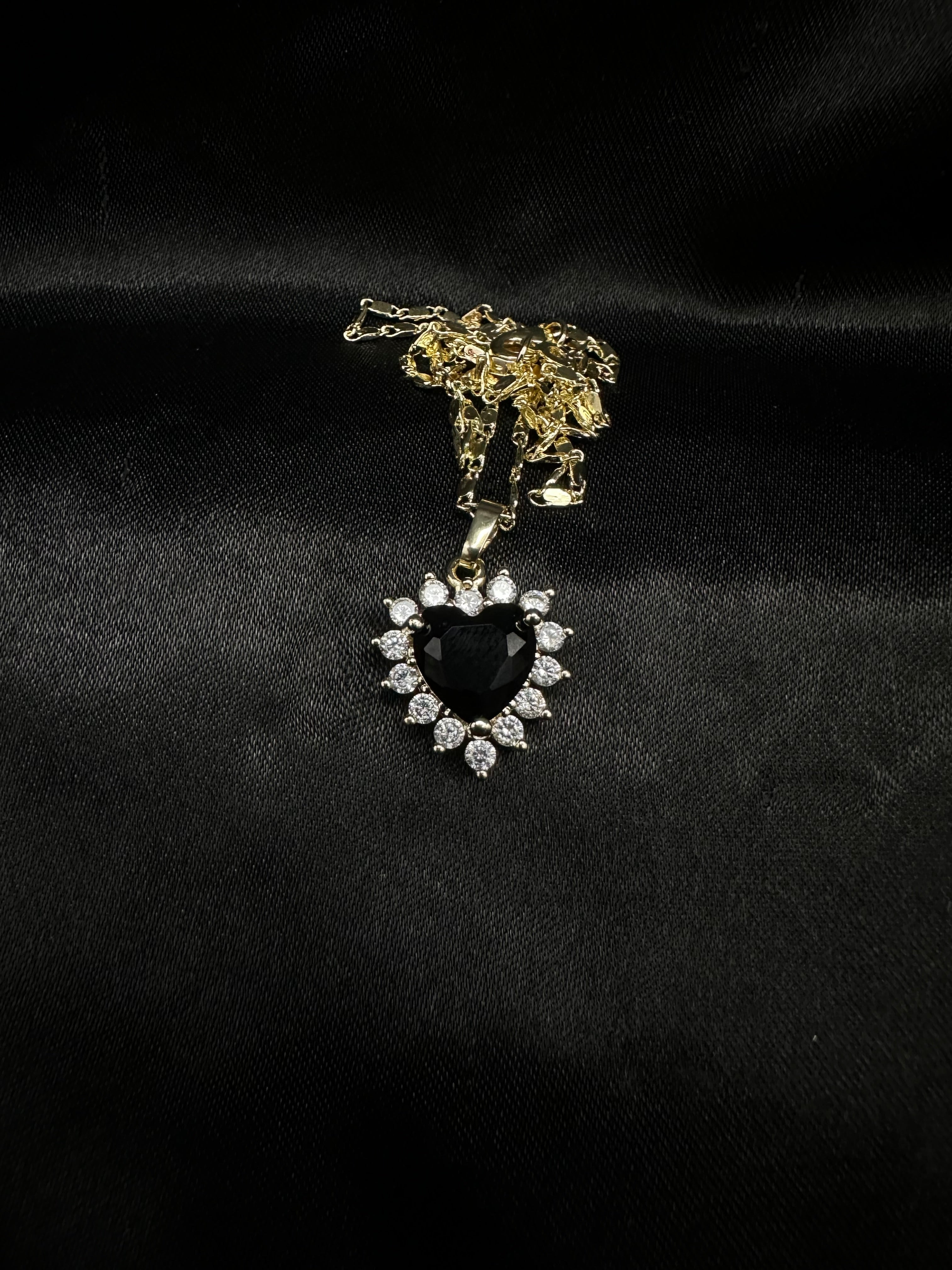 Black Diamond Heart Set