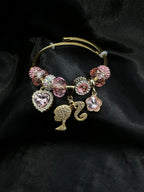 Pink Doll Bangle Bracelet