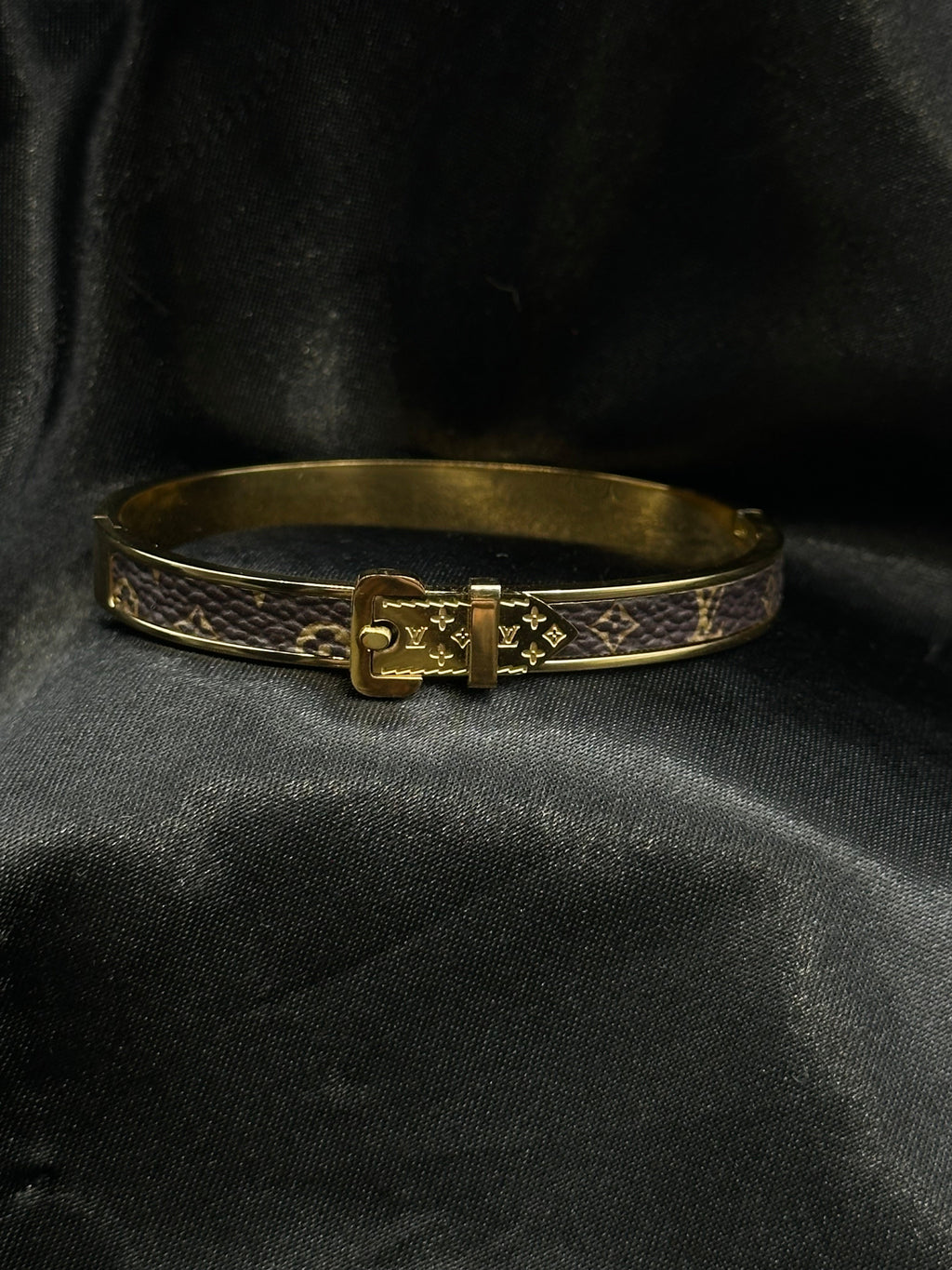 Lv Belt Inspired Bangle Bracelet