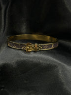 Lv Belt Inspired Bangle Bracelet
