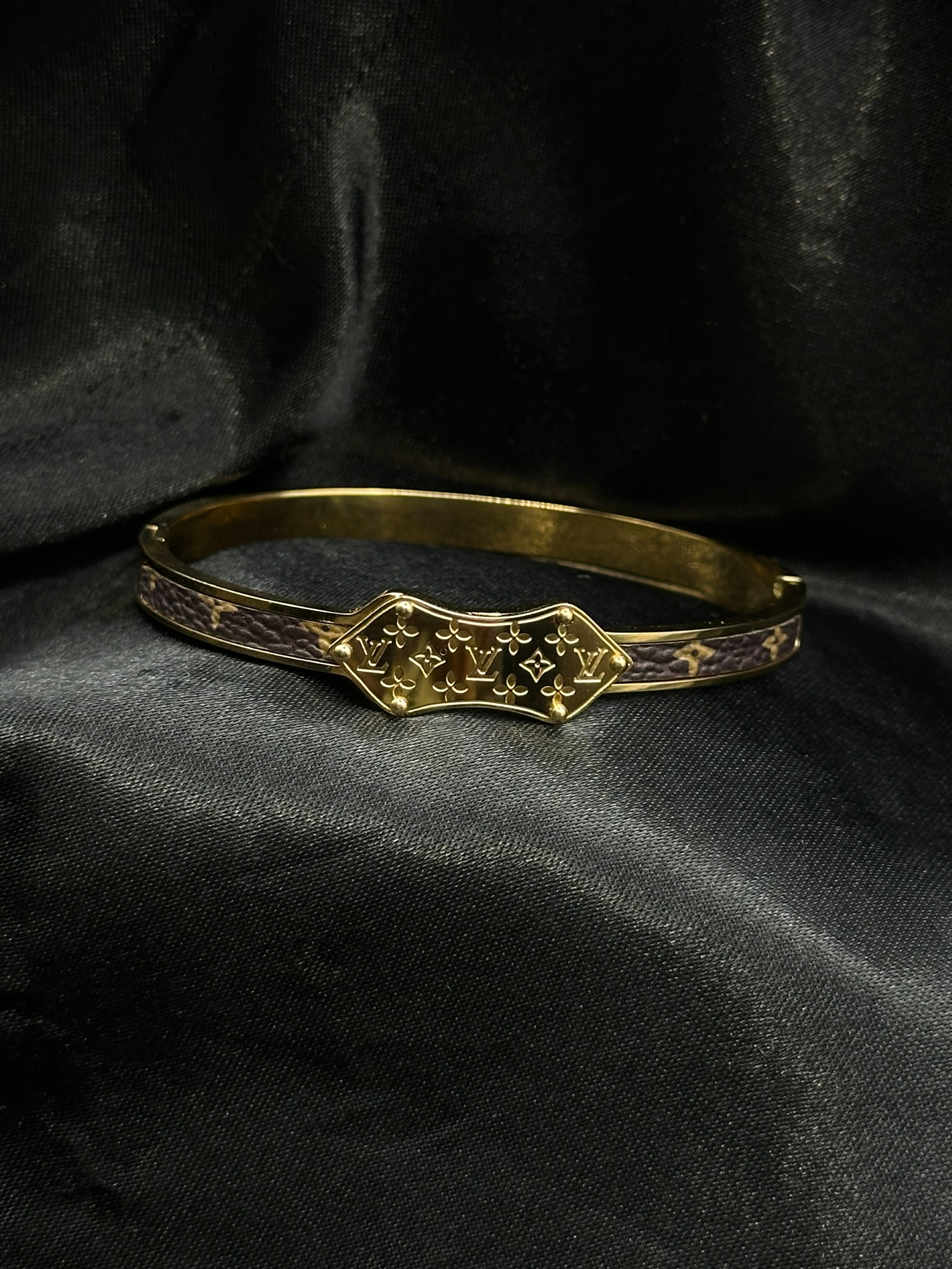 Lv Inspired Bangle Bracelet