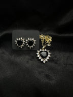 Black Diamond Heart Set