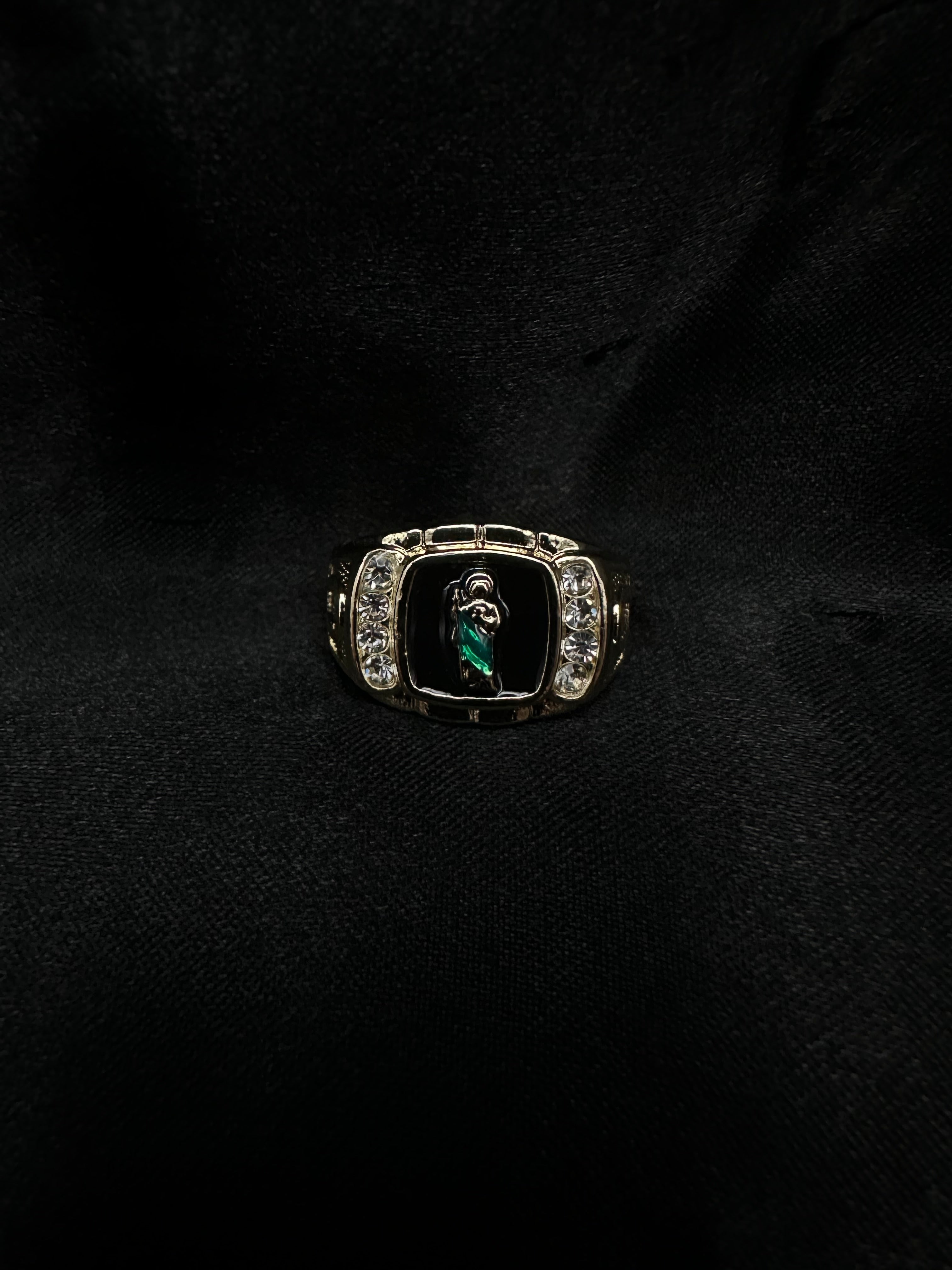 Black Square San Judas Ring